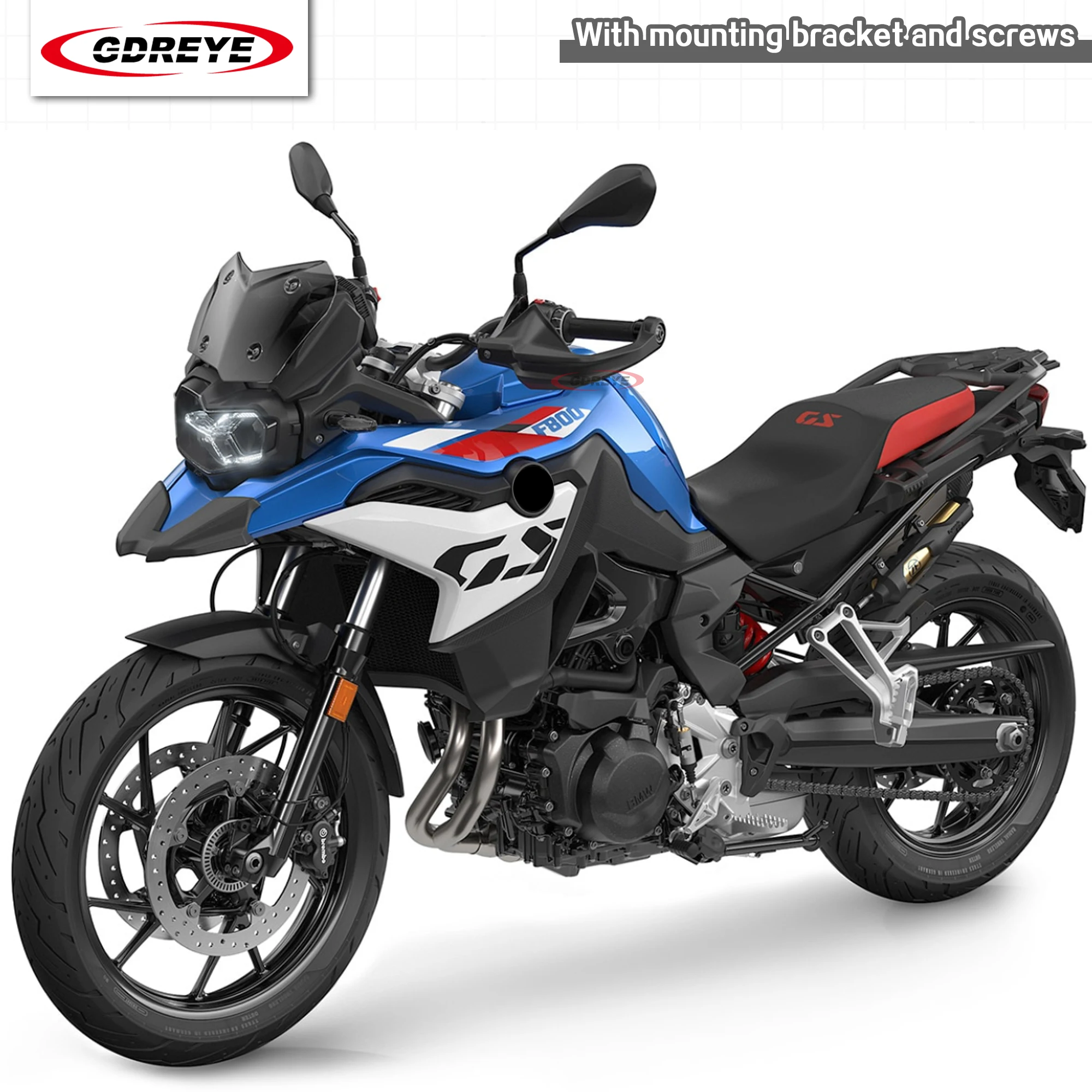 Motocykl dedykowany osłona dłoni motocykla F800GS osłony na kierownicę przednia szyba dla BMW F800GS F800 GS F800 GS F800 GS 2024