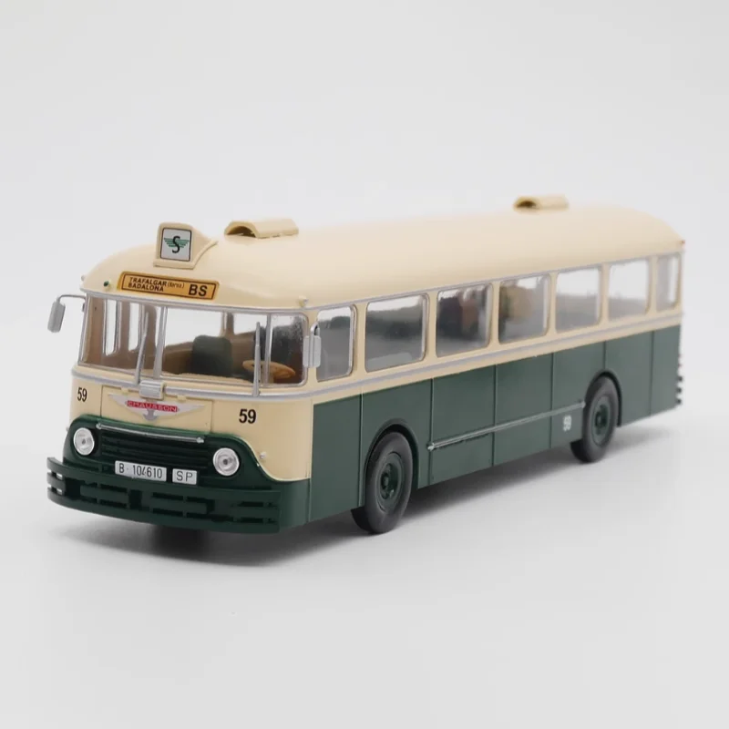 

Diecast 1:43 Scale Chausson Vetra APV 1965 Bus Alloy Vehicle Model Finished Simulation Collection Decoration Gift Toys Display