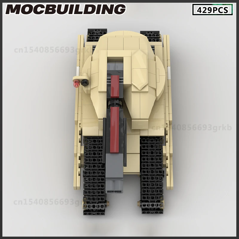 MOC Building Blocks Tank Military Vehicles Armored Car DIY Bricks Model Assembled Creative Toy Christmas Present Gift Collection