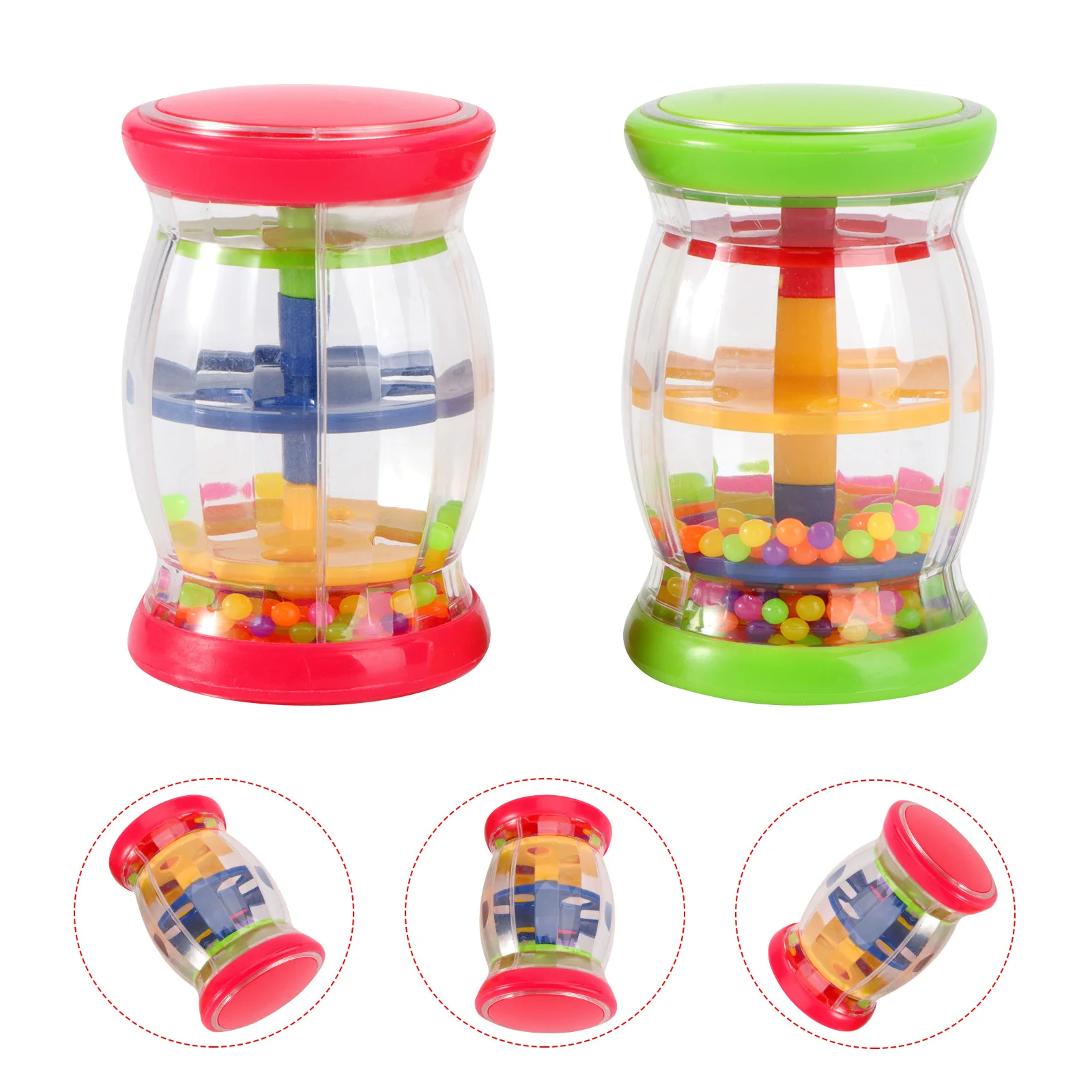 2 قطعة صانع المطر الطفل حشرجة الموت الرضع استيعاب المطر الصوت العصي تهز التعليمية الموسيقية أداة سمعية التنمية المبكرة #5