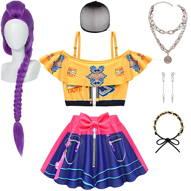 

Лето 2026, детский купальник Kpop, фестиваль, детский косплей, охотник на демонов, Руми, наряды для девочек, праздничные детские купальники для пляжной вечеринки