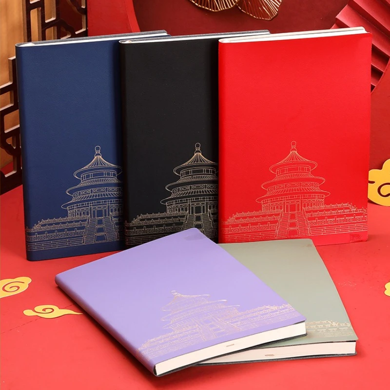 Нишевый высокоцветный блокнот в мягкой обложке Tiantan с национальным приливом, изысканный практичный блокнот, студенческий дневник, можно настроить