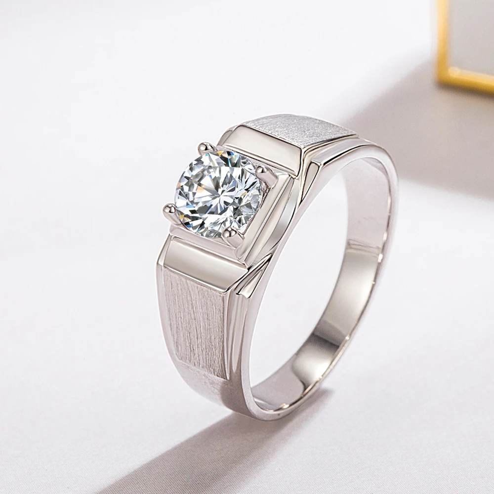 Minimalist Open Ring 925 Sterling Silver Sparkling CZ Simple Band Unisex Everyday Elegance Sophisticated Jewelry for Daily Look