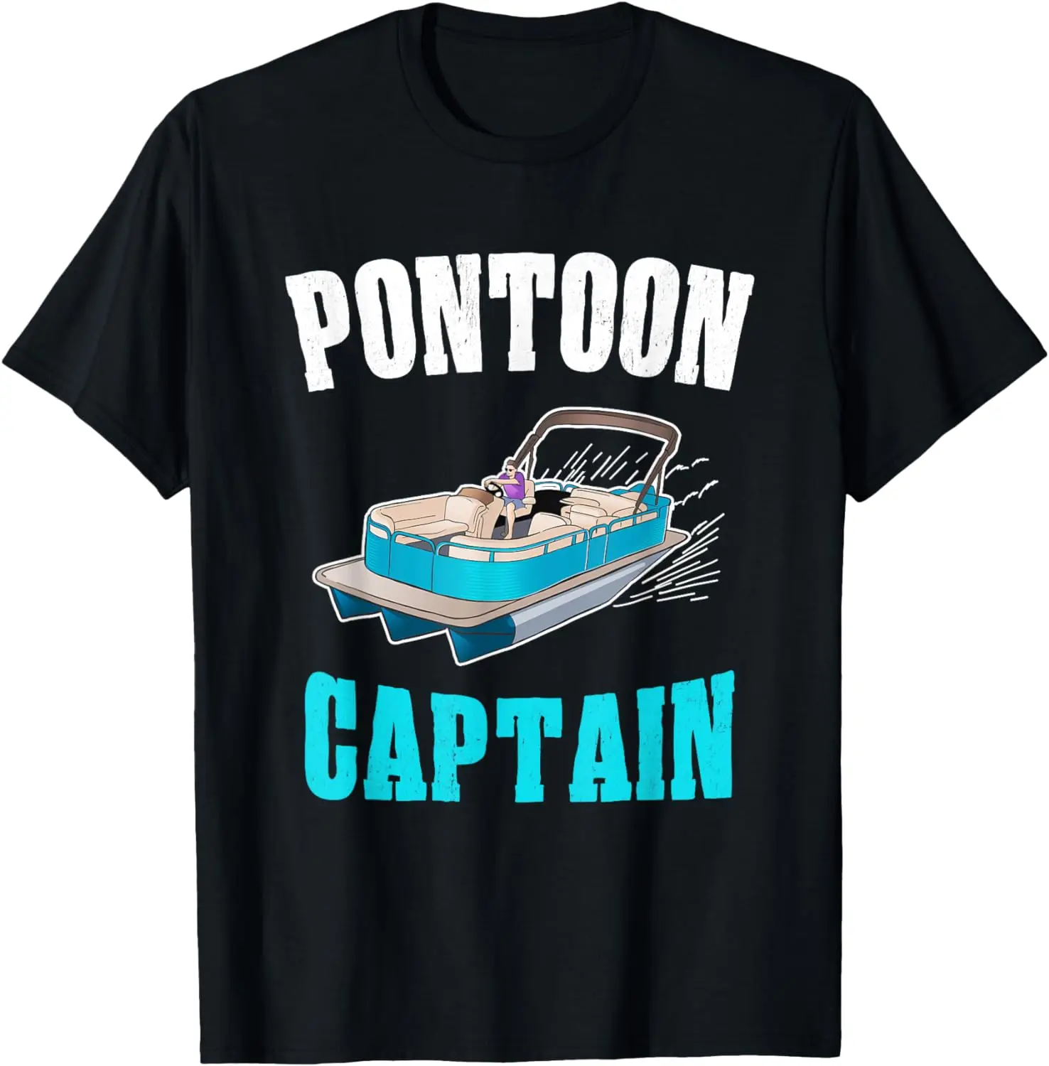 

Funny Boat Accessoires Pontoon Captains T-Shirt