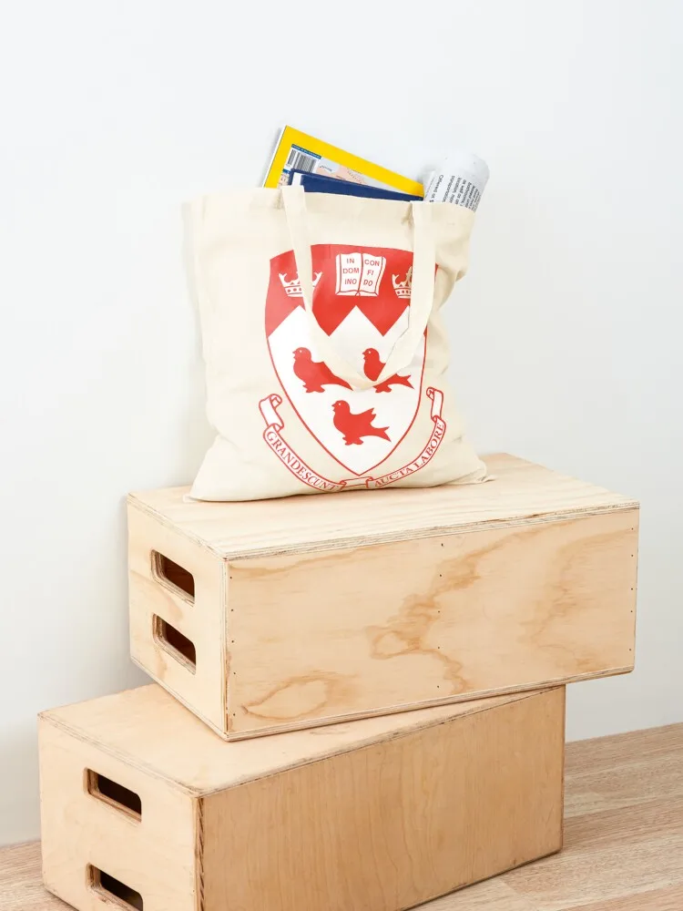 McGill University Icon Tote Bag shopping trolley bag bags luxury women canvas tote bag Canvas for women