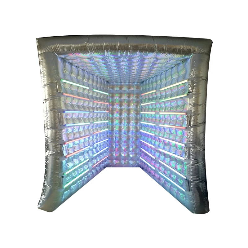 المحمولة نفخ كابينة تصوير خيمة فوتوبوث مع مصباح ليد كابينة تصوير الضميمة لمعرضات حفل زفاف الحدث #1