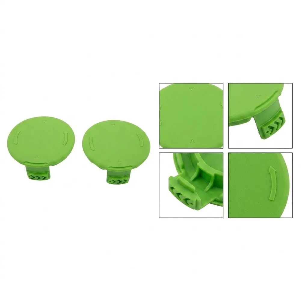 4 Replacement Spools Compatible with For greenworks 3411546A-6 21362 21602 29252 29092 Standard Fit Lawn Mowers