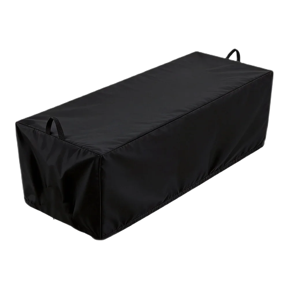 Single Unit For Deep Fryer Cover in Black Oxford Fabric - 29 cm Long x 53 cm Wide x 36 cm High Drawstring Style