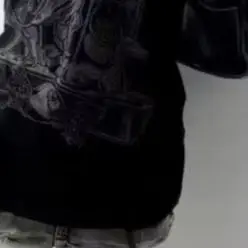 Y2k Waist Cinching Slimming Off Shoulder Patchwork Camisole Short Sleeved Women Summer Black Light Asian Punk Rock Top