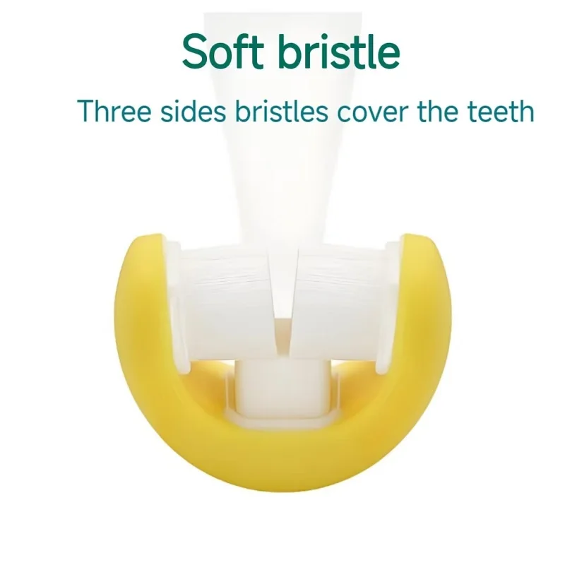 

Lovely U-Type New 3D For child Toothbrush Soft 10000 Bristles 3-Sides Toothbrush 3-12 Years Old Baby Cleaning Toothbrush