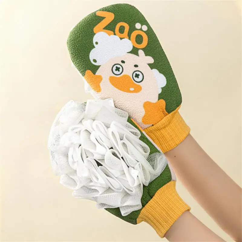 Exfoliating Bath Glove Scrub Peeling Wisp For Body Care Shower Washcloth Skin Cleansing Back Scrubber Brushes Shower Accessories