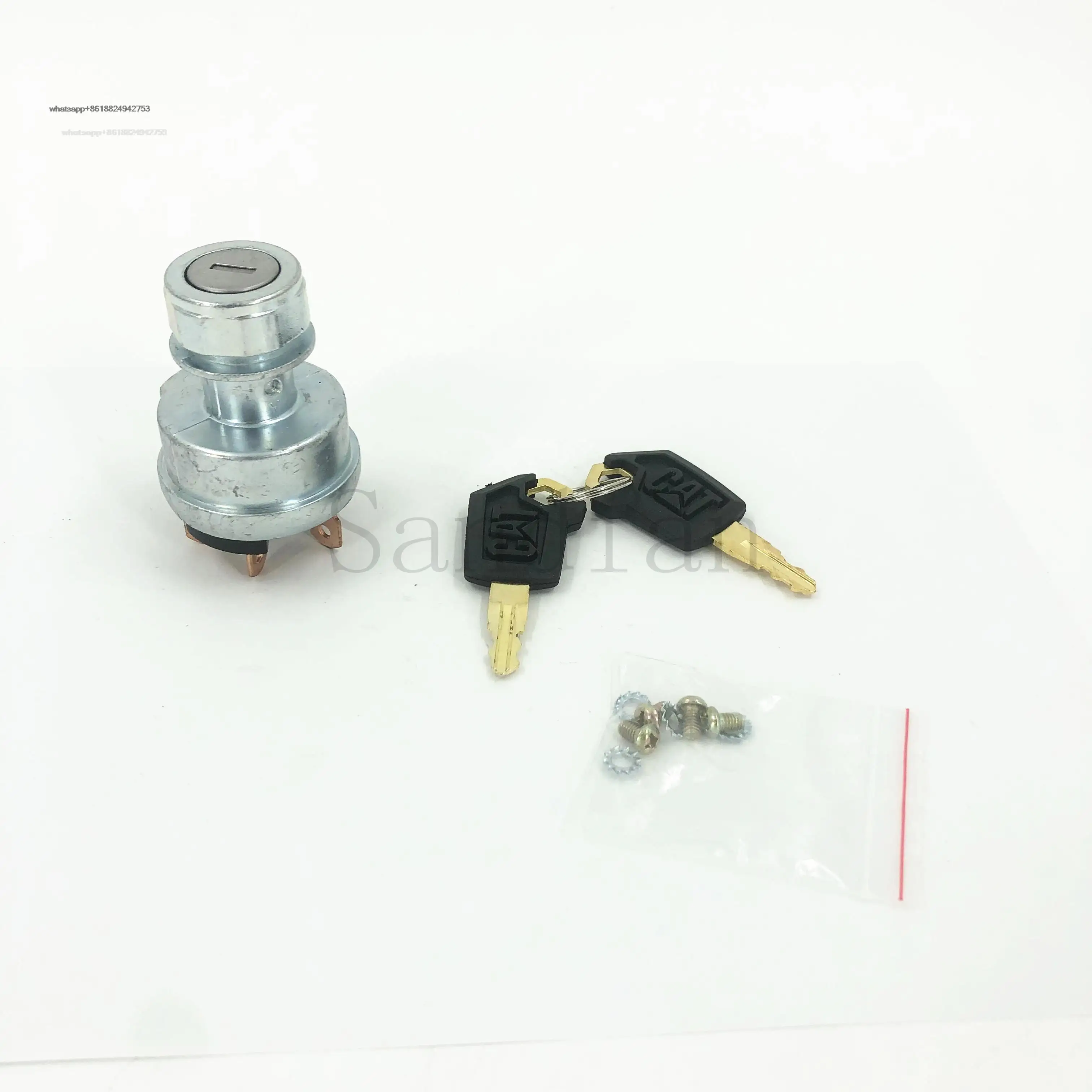 Excavator Ignition Switch including the key For CAT 5P8500/ 4 line/cable Good quality