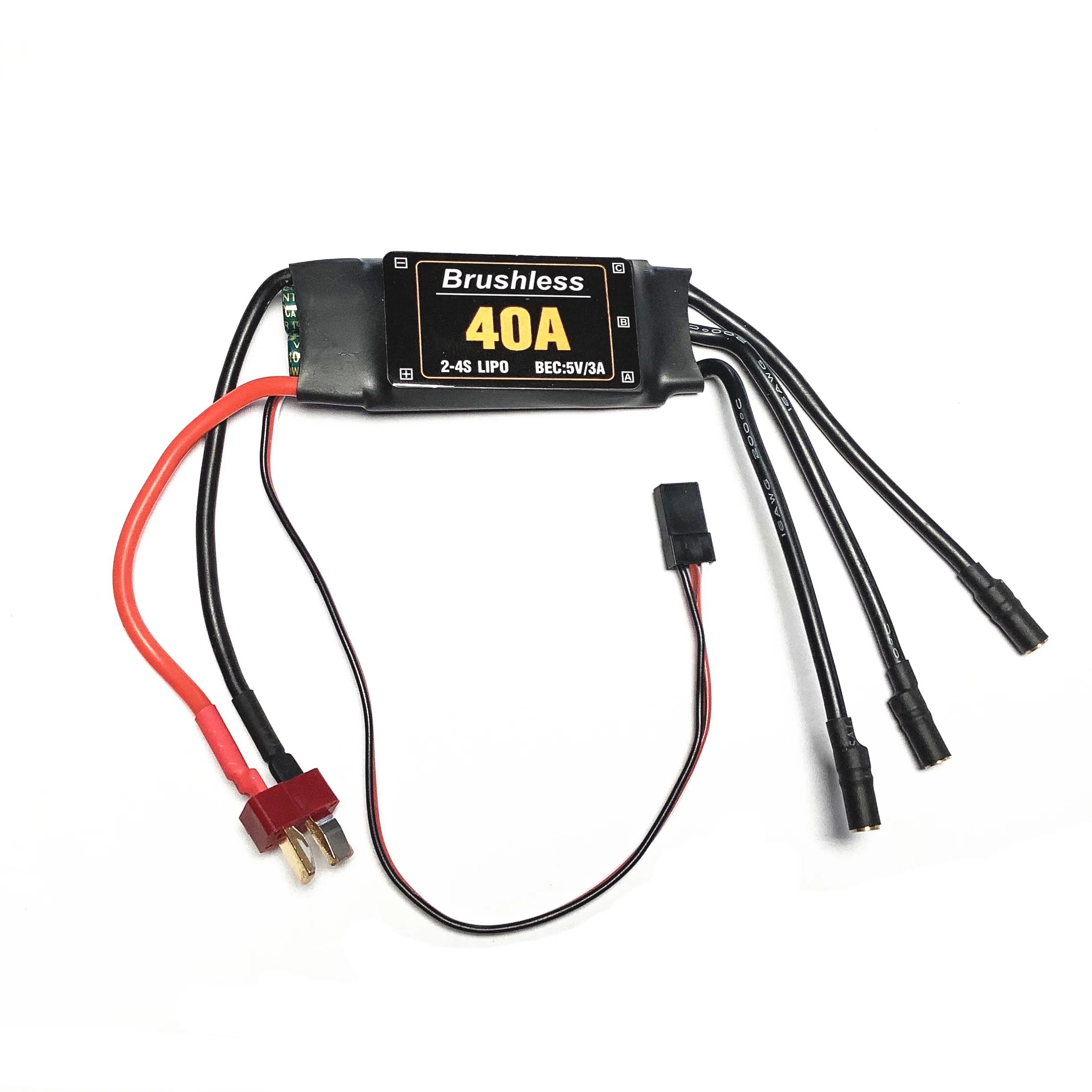 40A Brushless ESC Drone Airplanes Parts Components Accessories Speed Controller Motor RC Toys FPV Durable Quadcopter Helicopter