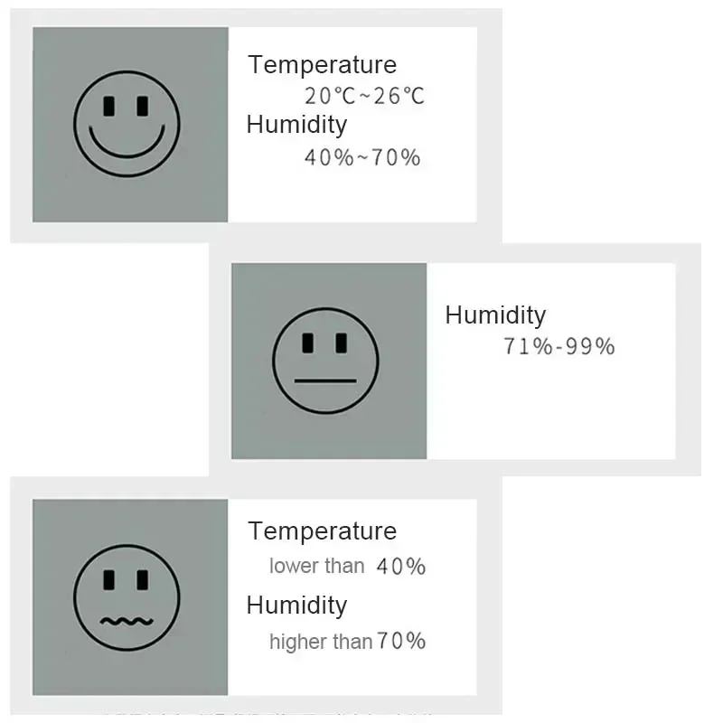 Mini LCD ميزان الحرارة الرقمي الرطوبة غرفة داخلية درجة الحرارة مقياس الرطوبة الاستشعار محطة الطقس 4 قطعة مجموعة