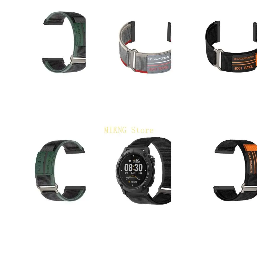 Woven Nylon Watchband Straps For Selected Model Smartwatches Accessory Best Sale
