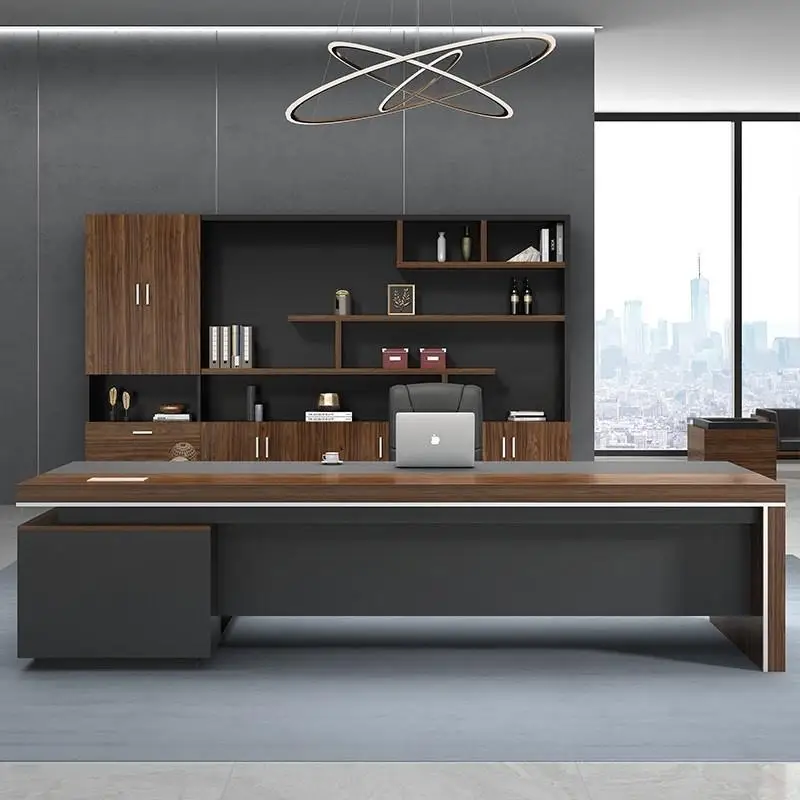 CEO Desk,Boss Table, , Executive , Simple Modern Design, Suitable For Presidents And Senior Managers, Single-Person Desk, Office