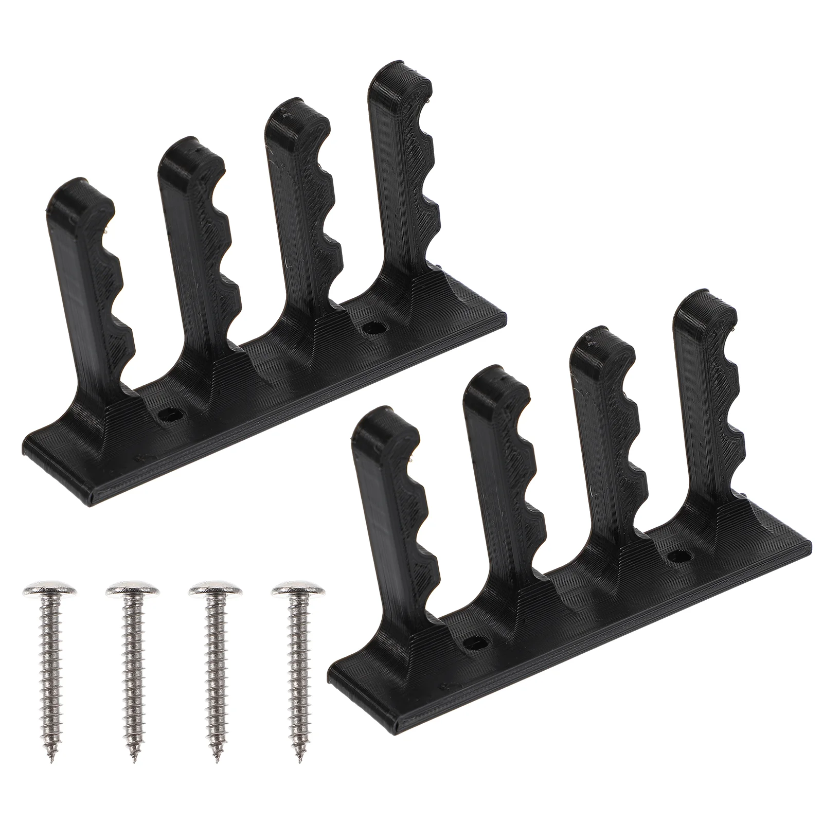 

2Pcs Wall Mounted Storage Brackets Holder Rack with Screws bow hanger bow bracket bow holder