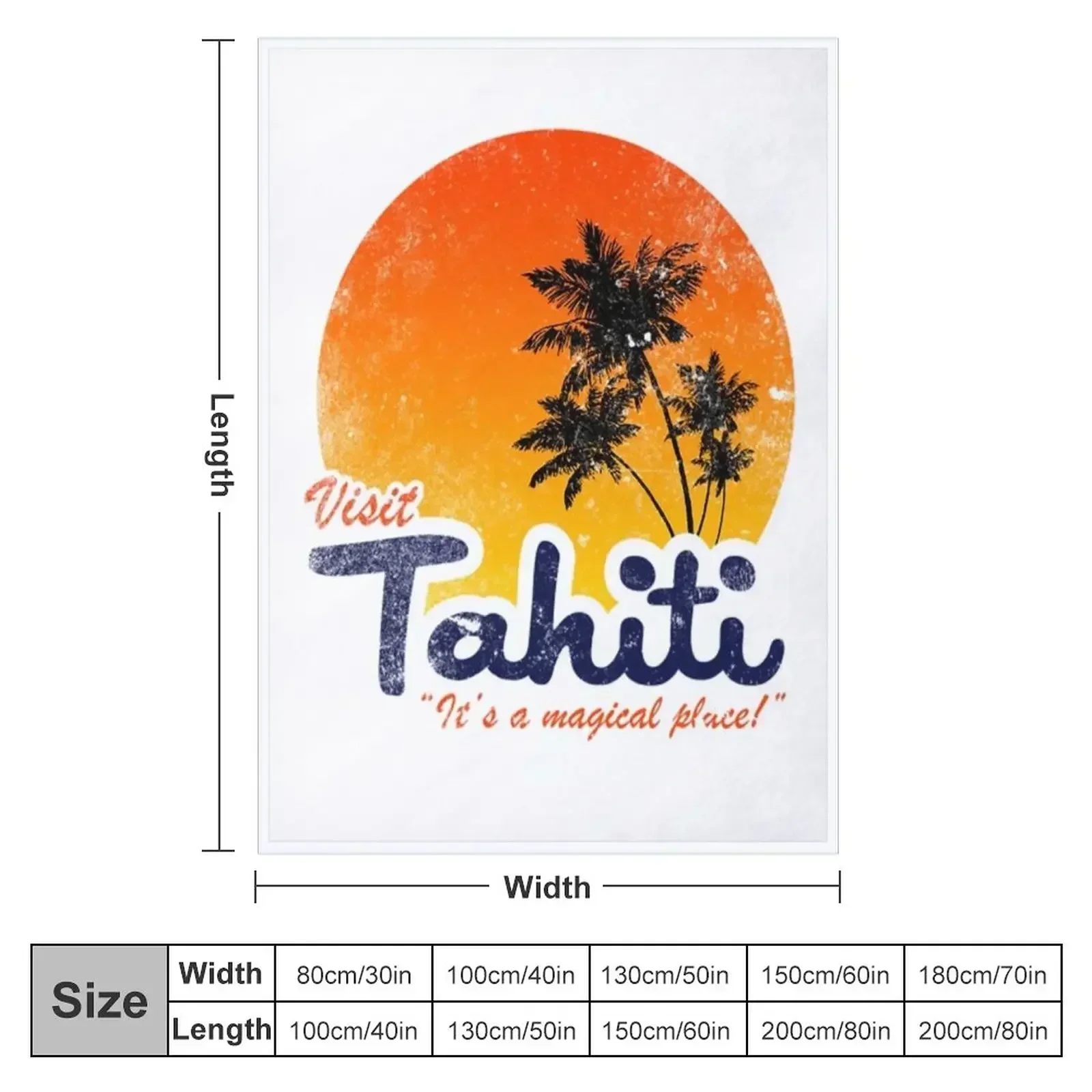 Agents Of Shield T-ShirtVisit Tahiti Throw Blanket Thin Heavy Winter beds Sofas Polar Blankets For Bed Blankets