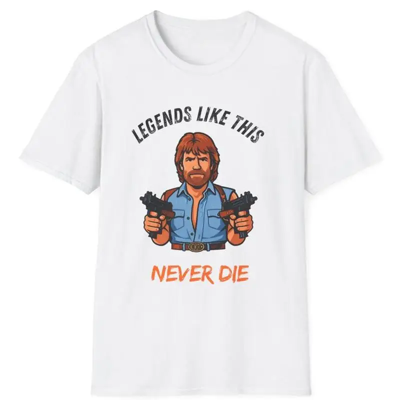 Chuck Norris Tribute Legends Never Die T-Shirt