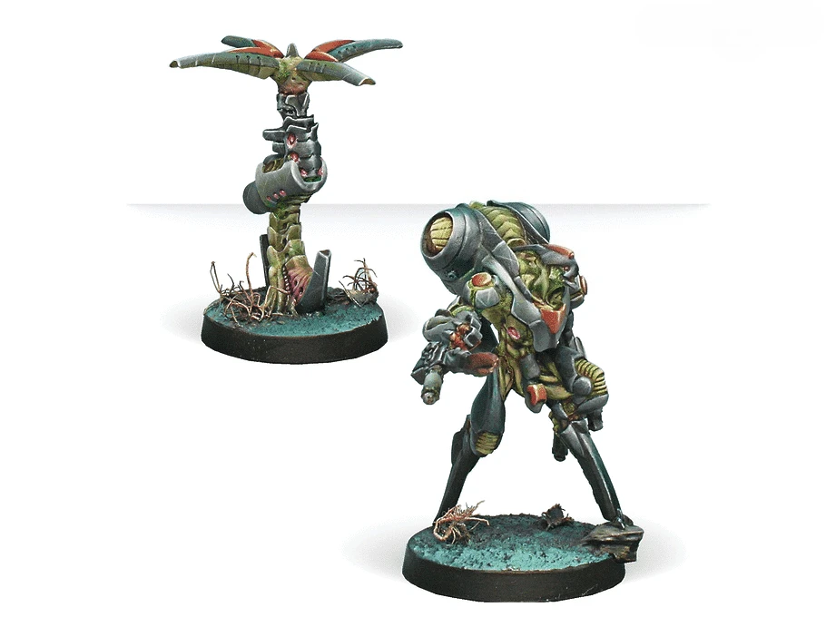 

Cast Resin Model Assembly Kit, GK, Ikadron Batdroids & Imetron, Unpainted