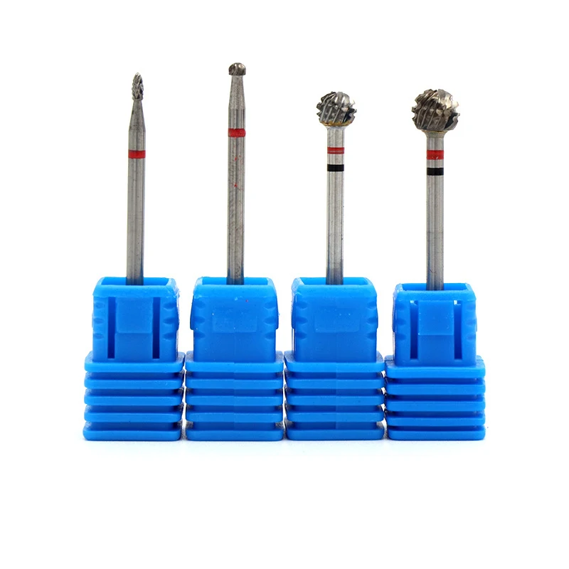 1PCS Ball Shape Cuticle Clean Nail Drill Bit 3/32'' Professional Safety Diamond Nail Bit Nail Cleaner for Cuticle Dead Skin