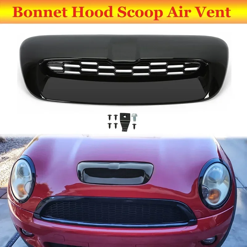 

Автомобильный передний капот, вентиляционное отверстие для Mini Cooper S R55 R56 R57 R58 R59 2007 2008-2013 2014, аксессуары для внешней отделки автомобиля