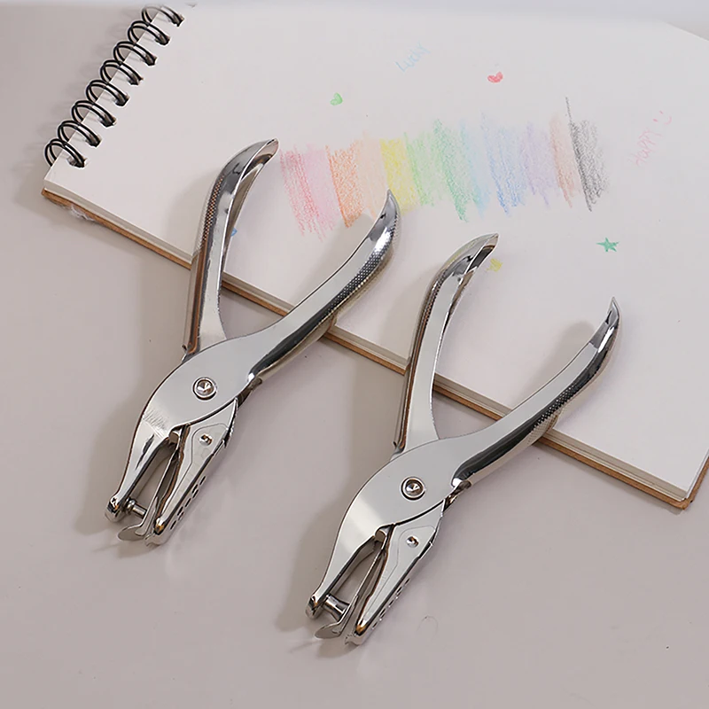 3mm 6mm Pore Diameter Punch Pliers Metal Paper Punch Circle Single Hole Punches Cutter Tools DIY Scrapbooking Border Punches