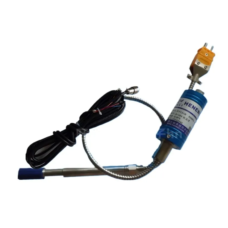 High-Temperature Melt Pressure Transmitter PT131B-50MPa M14x1.5 Dual Measurement 0-10V Output for Industrial Process Monitoring