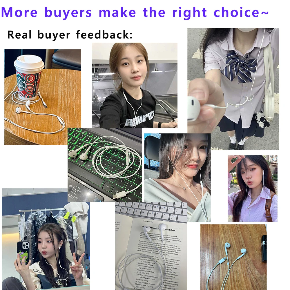 Оригинальные проводные наушники для Apple iPhone 17, 16, 15 Pro Max, USB C, наушники типа C с микрофоном, стереонаушники