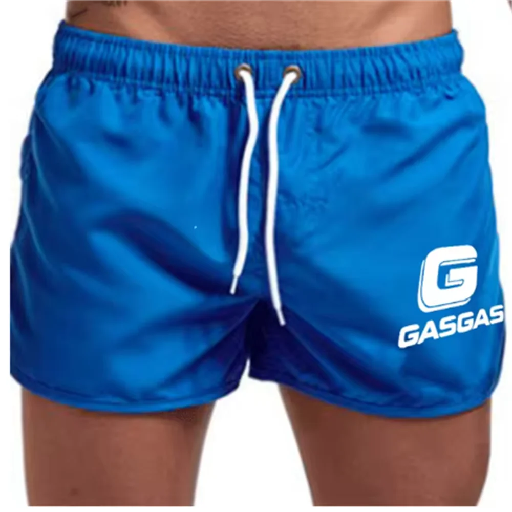 Calções de praia de natação masculino, prancha Fitness calças, swimwear sexy, roupas da moda, 2022