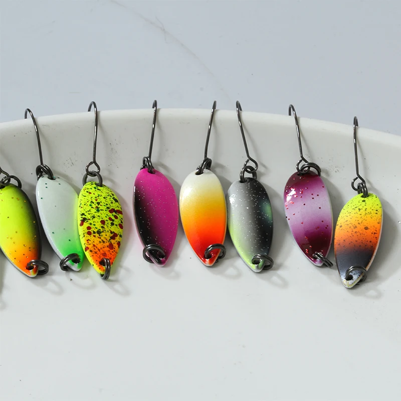 1Pc Peche Leurre Pesca Dohna Löffel 2,8g 30mm Bunte Löffel Köder Kupfer Stream Metall Angeln Locken für Forelle Döbel Barsch Lachs – Detail 5