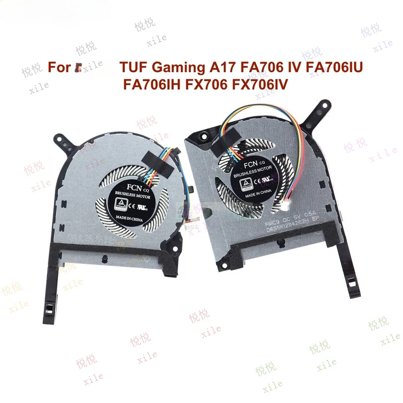 L+ L+ For ASUS A17 FA706 IV FA706IU IH FX706 IV IU FX706IH FX706II Fan Cooler Radiator