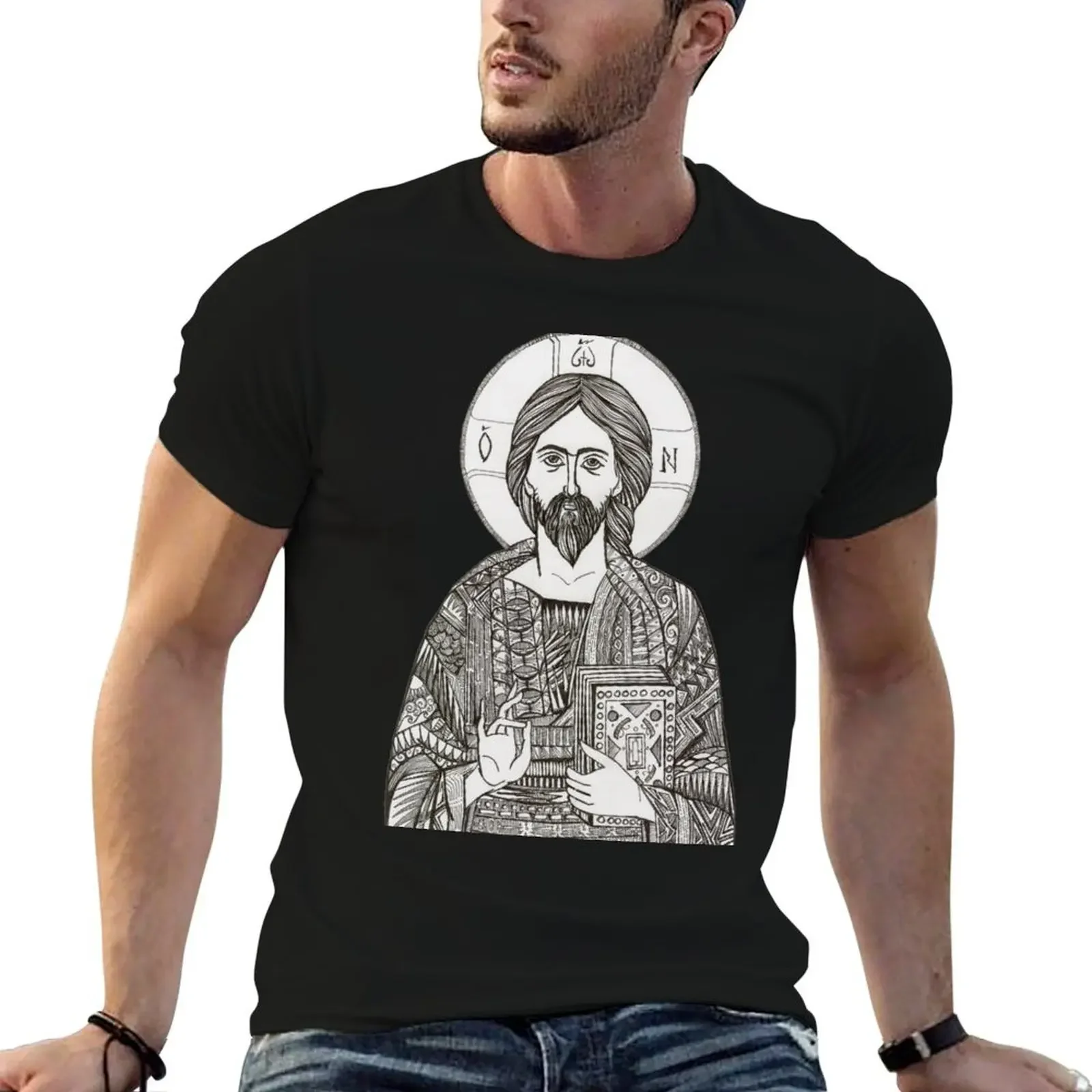 

Christ Pantocrator T-Shirt kawaii clothes anime clothes anime custom t shirt mens t shirts