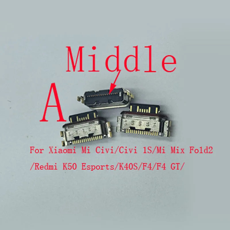 5-20 قطعة شاحن جهاز شحن ميناء موصل USB التوصيل ل Xiaomi Mi 12T 12 لايت F4 GT Civi 1S Redmi K40S نوت 11 13 برو زائد K50