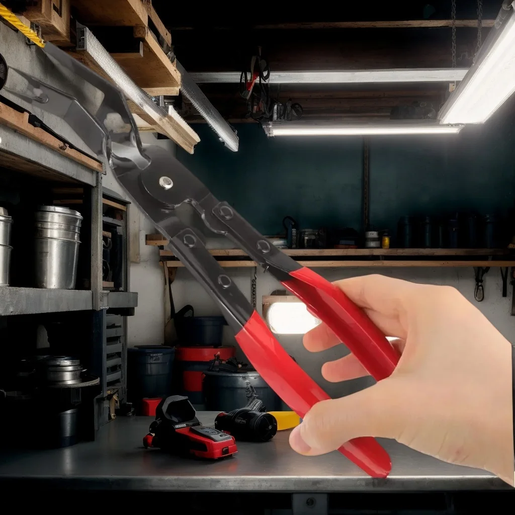 

Car Trim Clip Removal Pliers - Metal Pry Tool for Door Panels, Bumpers & Interior Lining (Repair Kit)