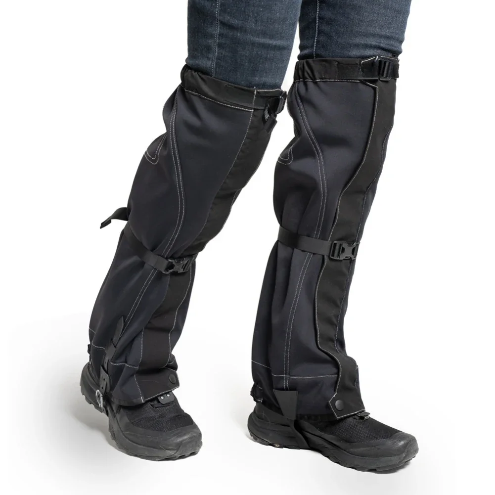 Fleece Insulated Hiking Gaiters with Windproof Fabric and Quick Fit Design for Trail Running Skiing and Hiking