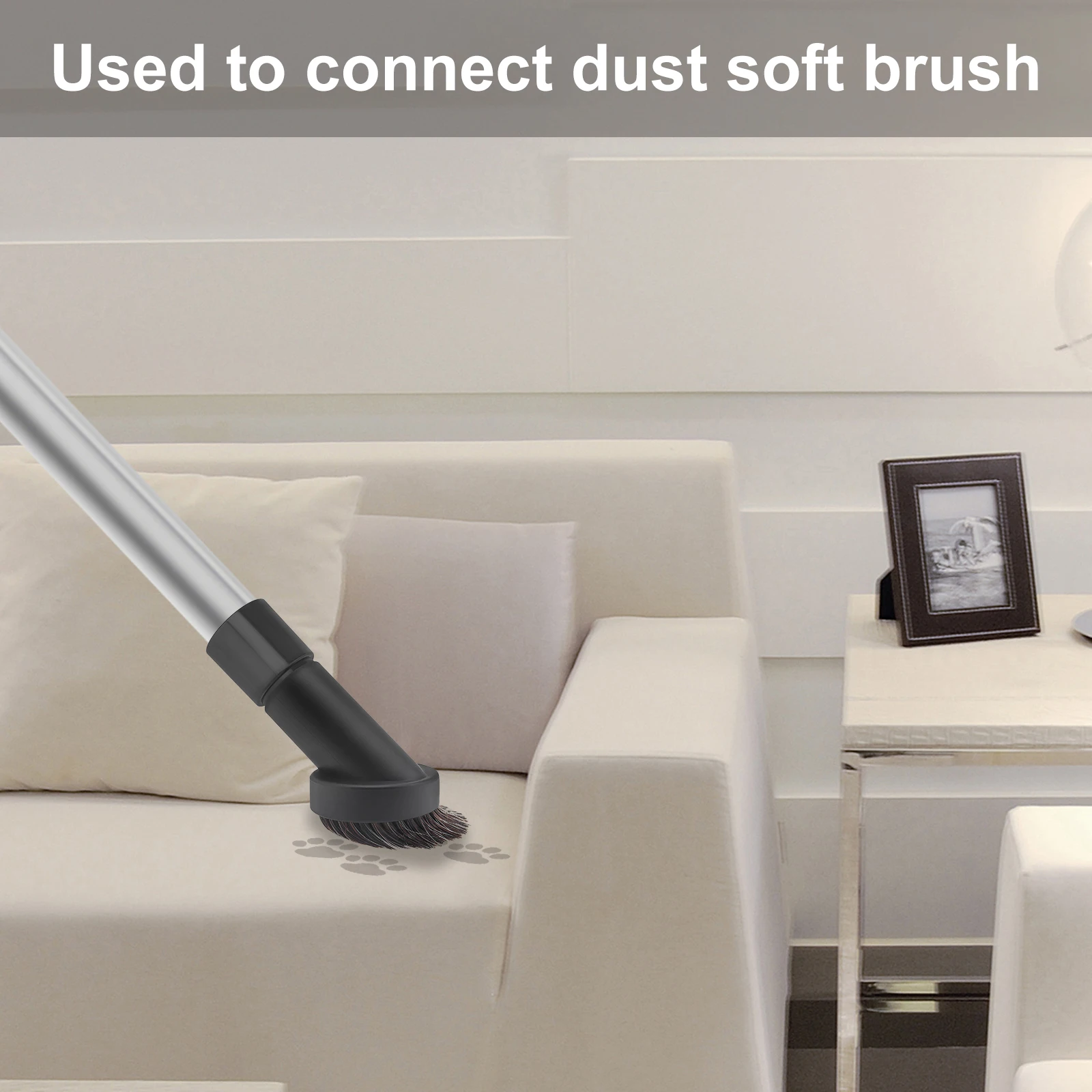 Serviceable Vacuum Cleaner Adapter for Inner Diameter 32mm Brush Fit to Outer Diameter 35mm  Tube