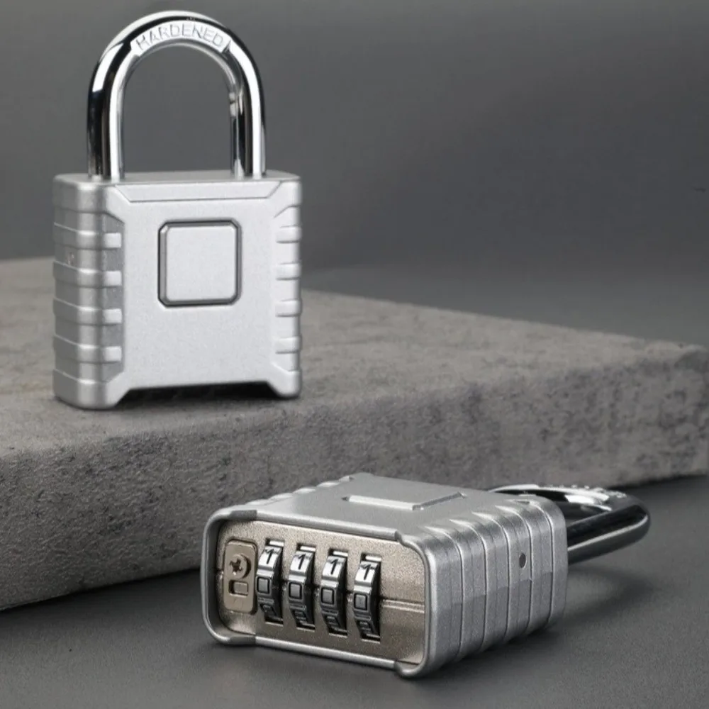 

Metal Heavy Duty Padlock Waterproof 4-Digit Number Combination Password Pad Lock Safely Rust Proof Anti-theft Padlock