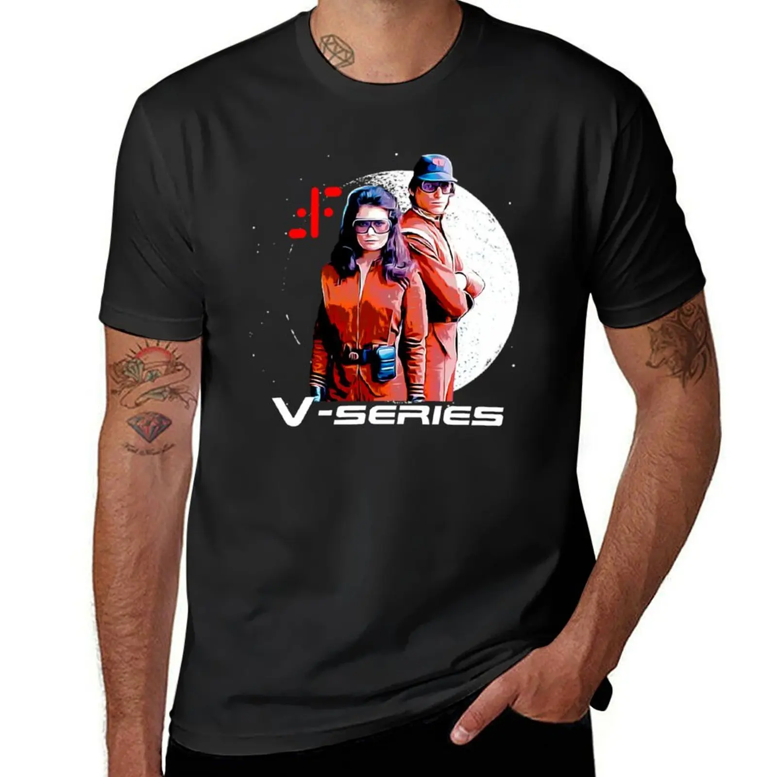 The Visitors V 80s TV Series T-Shirt quick drying customs cute clothes blanks mens clothing