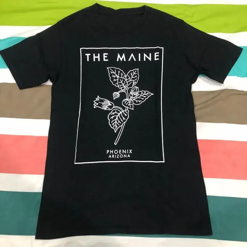 The Maine For Fans Black T Shirt Cotton All Size 7D1763