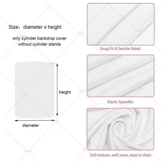 Cubiertas de Pedestal de cilindro deportivo de fútbol, cubiertas de soporte de cilindro flexibles para mesa de postre, decoración de celebración de fútbol para eventos infantiles