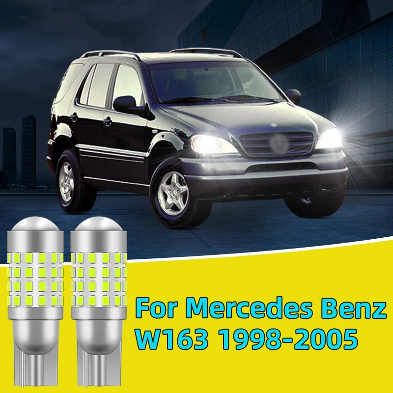

2PCS For Mercedes Benz W163 1998-2005 Car Led Traffic Bulb width light side marker position Signal Lamp 12V24V Clearance Lights