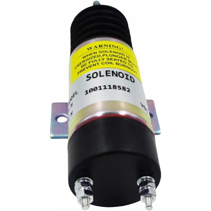 MUGURO 12V 2-Terminal Dual Coil Pull Throttle Solenoid Fits Kubota WG-750 DF-750 DF-752 DF-972 D-905 D1105 Z482 Genie 20780GT view 4
