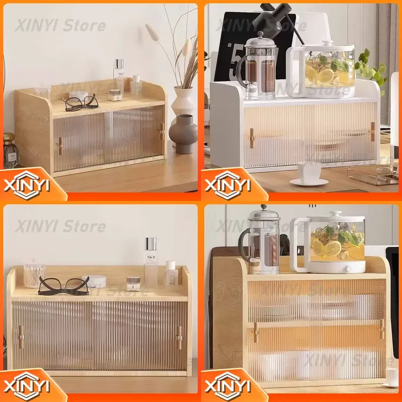 Modern Shelf for Nordic Kitchen Sideboard Buffet Drawers Living Room Bedroom Side Cabinet Showcase Hallway Storage Unit