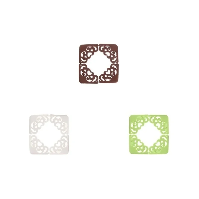 New Hollow Flower Shape Corner Protector Table Desk Edge Bumper Guard Cushion Anti-collision Furniture Decor Safety Protection