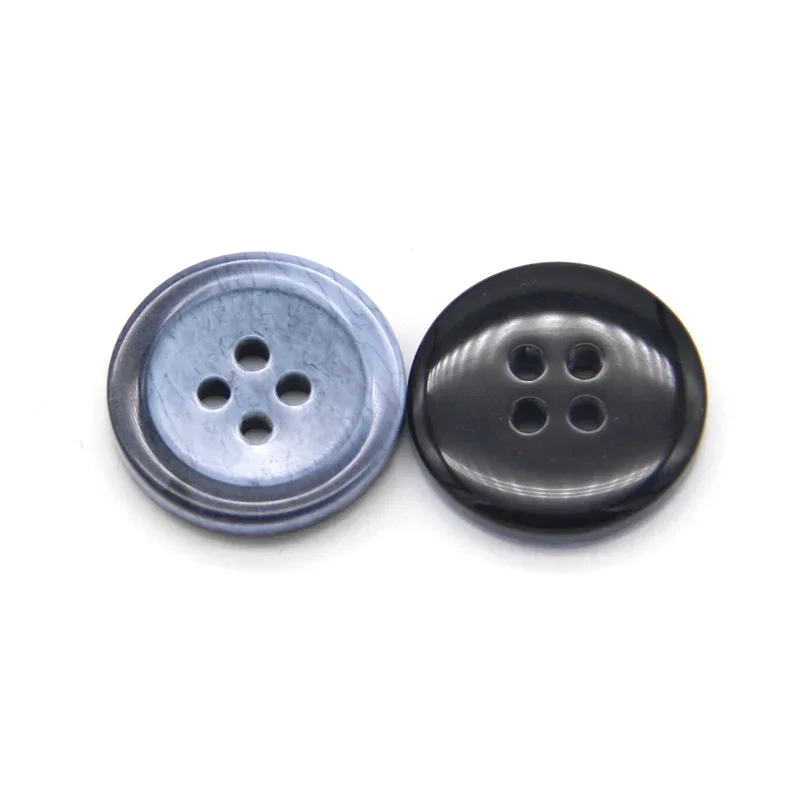 15mm 20mm Blue Gradient Resin Suit Buttons For Clothing Men Coat Jacket Garment Decorative Handamde Sewing Accessories Wholesale