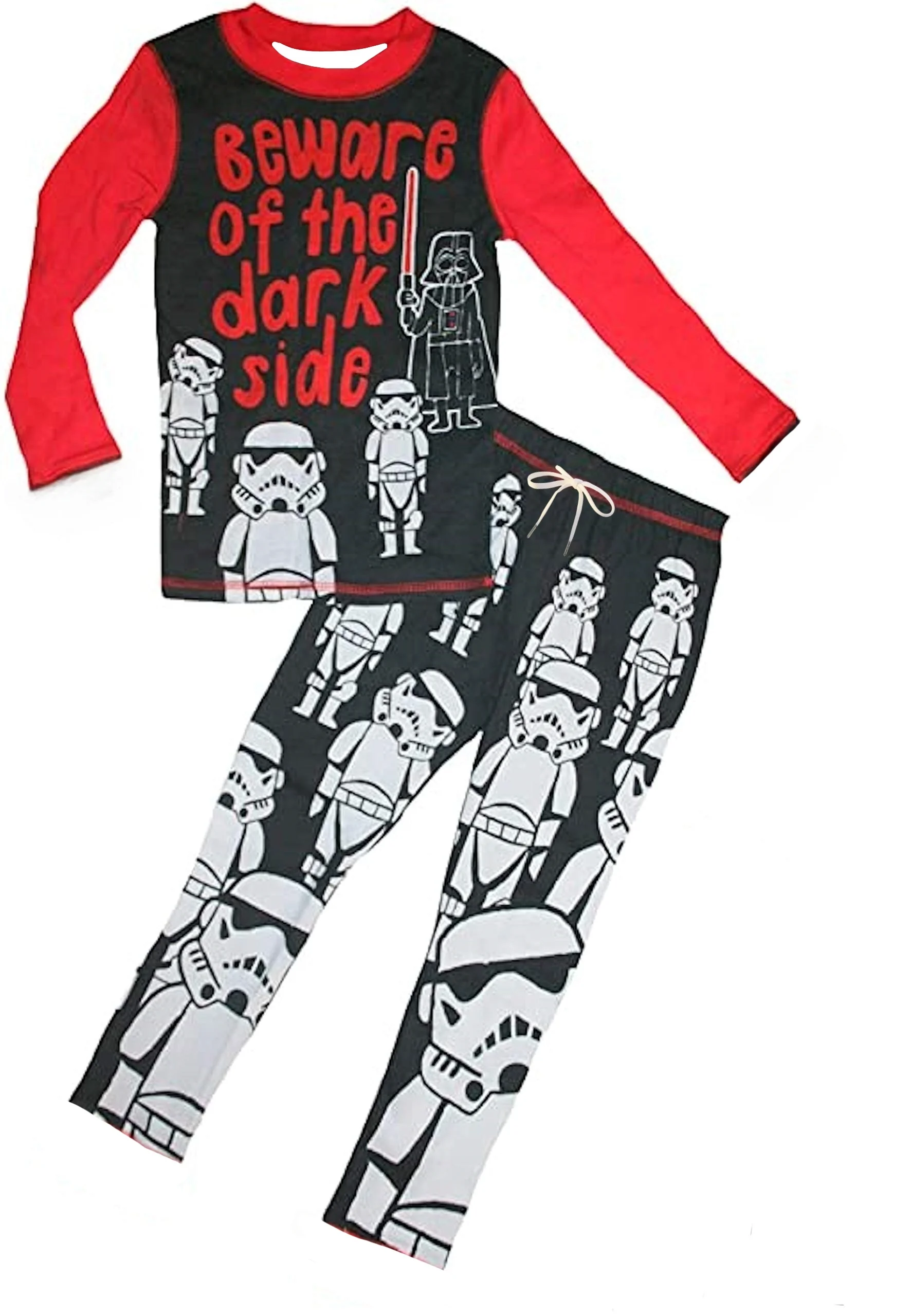 

25-26 Low-key Printed Long-sleeve and Pants Set with Star Wars Feature Design