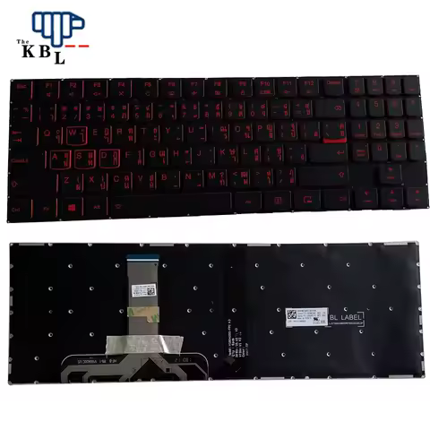 Original New Thailand Korean Language For Lenovo Legion Y520 Y720 R720 Black Laptop Keyboard PK1313B1A09 18PTDH5156
