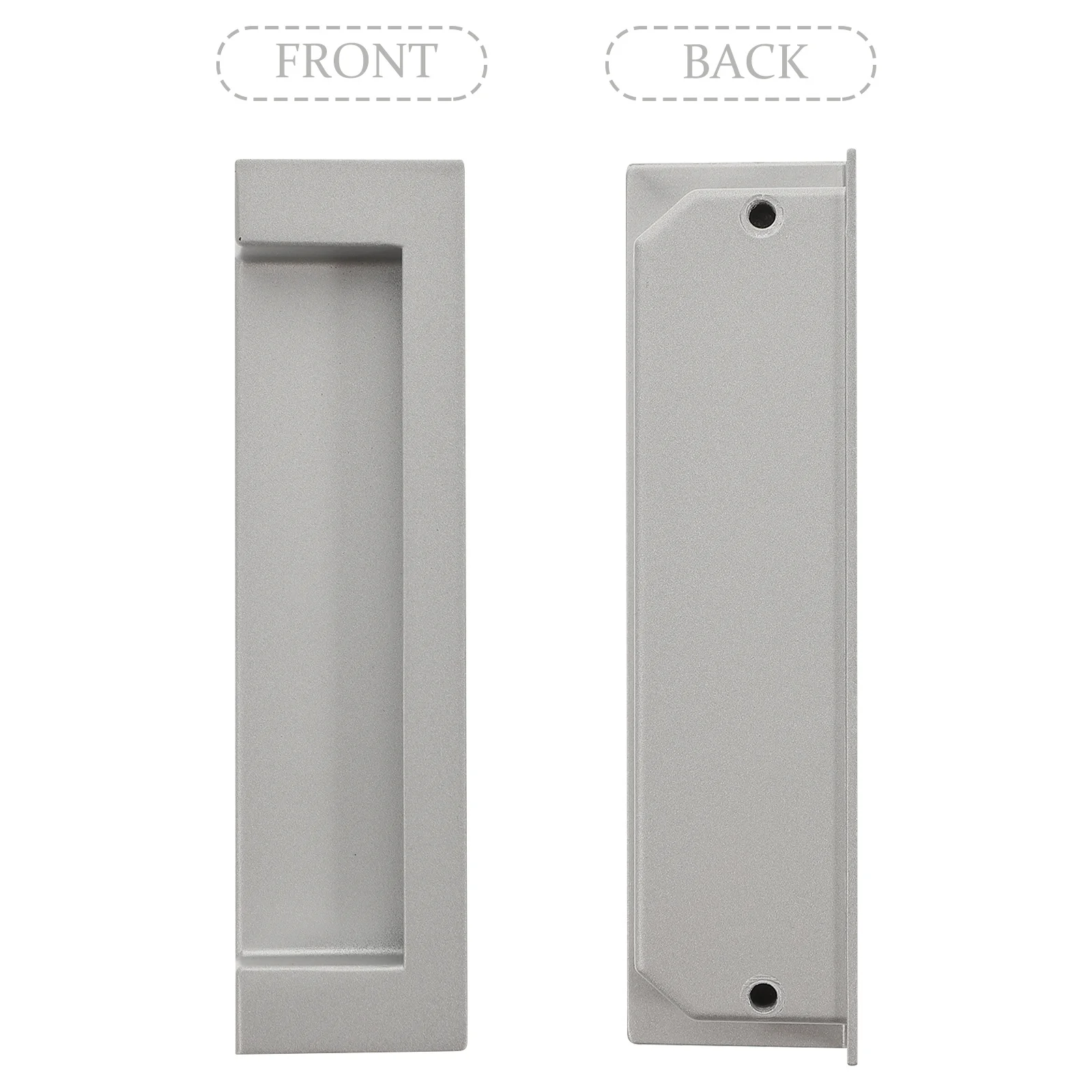 

2pcs Concealed Cabinet Pull Handle Zinc Alloy Recessed Door Pull For Drawer Wardrobe Furniture Replacement Knobs Hardware