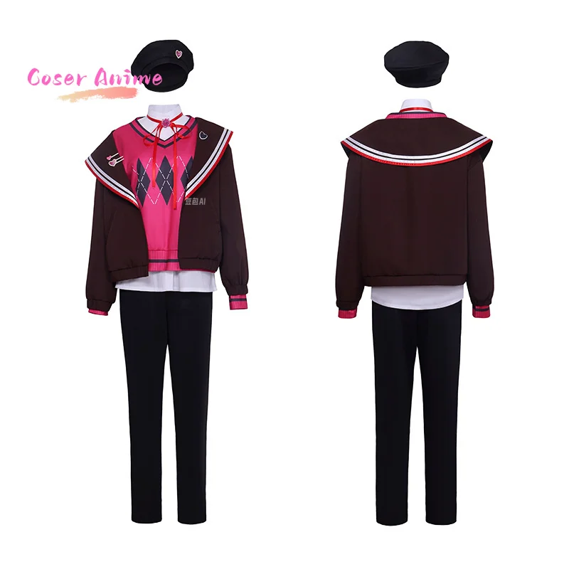 ゲームプロジェクトセカイ カラフルステージ！ 青柳桃夜コスプレ衣装制服ハロウィンカーニバルパーティークリスマスプレイ役割服血餅